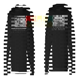 パリのルーブル美術館 フランス観光 長袖Tシャツ - Kawaiitshirt