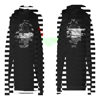 パレスチナシャツ パレスチナ国旗 アラビアのルーツ 遺産 Dna 長袖Tシャツ - Kawaiitshirt