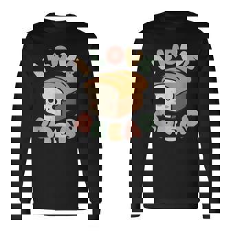 パンが大好き 長袖Tシャツ - Kawaiitshirt