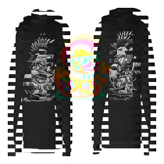 パンク アヒルの子 パンクロック 長袖Tシャツ - Kawaiitshirt