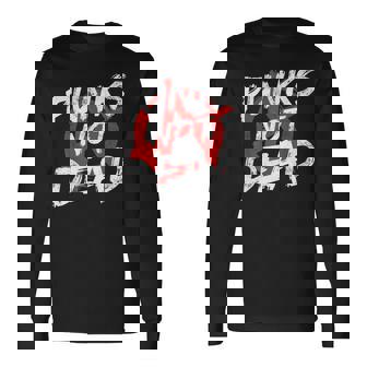 パンク ロック ポゴ アナーキー パンクス パンク ロッカー パンクの衣装 長袖Tシャツ - Kawaiitshirt