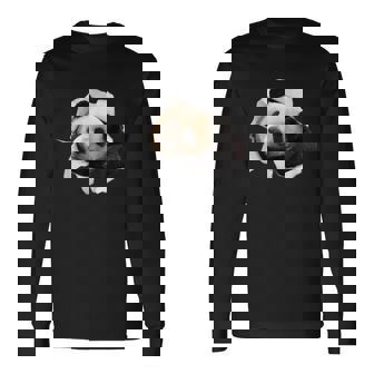 パンダ 面白いtシャツ メンズ 動物 グッズ おもしろ 面白い 服 ネタ 動物 珍獣 熊猫 長袖Tシャツ - Kawaiitshirt