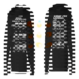 パン収納 アライメントチャート パンメーカー おもしろパン屋 長袖Tシャツ - Kawaiitshirt