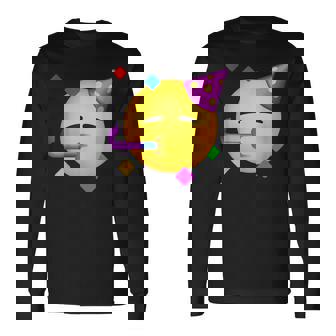 パーティーフェイス 長袖Tシャツ - Kawaiitshirt