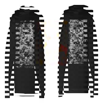 ヒップホップ Y2k ヴィンテージ ヒップスター エッジの効いたアーバン ストリートウェア 芸者 長袖Tシャツ - Kawaiitshirt