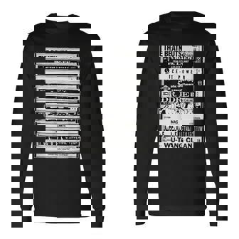 ヒップホップアーティスト カセット オールドスクールラップ 長袖Tシャツ - Kawaiitshirt