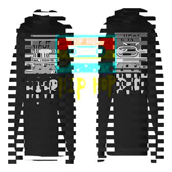 ヒップホップカセットテープ 長袖Tシャツ - Kawaiitshirt