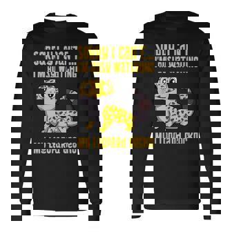 ヒョウモントカゲモドキについて考える かわいいトカゲ 長袖Tシャツ - Kawaiitshirt