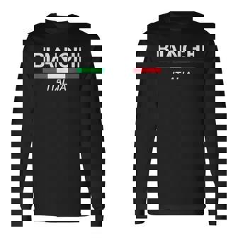 ビアンキ イタリア 家族名 イタリア 国旗 長袖Tシャツ - Kawaiitshirt