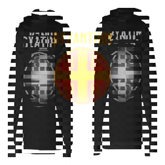 ビザンチウムのシンボル コンスタンティノープルとビザンツ帝国 長袖Tシャツ - Kawaiitshirt