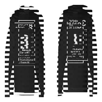 ビスマスエレメント白 長袖Tシャツ - Kawaiitshirt