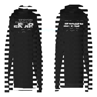 ビッグウェーブ-みんなのdoin Iteadoo 長袖Tシャツ - Kawaiitshirt