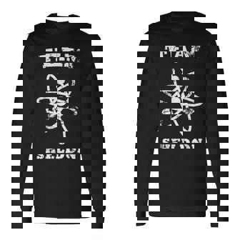 ビッグバン理論ロゴチームシェルドン・アトム 長袖Tシャツ - Kawaiitshirt