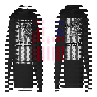 ビッグ・ウェーブ-Seadooアメリカンライブ・フリー 長袖Tシャツ - Kawaiitshirt