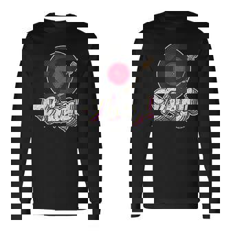 ビニールレコードプレーヤー I ターンテーブルプレーヤー I レトロ音楽 長袖Tシャツ - Kawaiitshirt