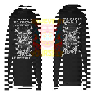 ビリーブインユアセルフ 鯉のぼりだるま 長袖Tシャツ - Kawaiitshirt