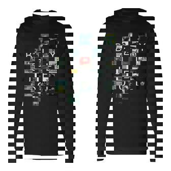 ビリー・ジョエル アルバムセットリスト 長袖Tシャツ - Kawaiitshirt