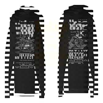 ビンテージ バイク バイカー バイクの誕生日 1954 年生まれ 長袖Tシャツ - Kawaiitshirt