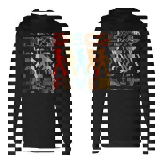 ビンテージ レトロ ディスコ フィーバー 70 年代 80 年代のファミリー パーティー ダンス テーマ 長袖Tシャツ - Kawaiitshirt