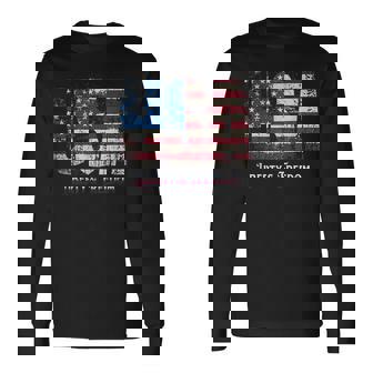 ビンテージ 愛国心あふれるアメリカ国旗 Usa メンズ レディース キッズ ギフト 長袖Tシャツ - Kawaiitshirt