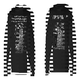 ビートルジュース 墓地 シーン ホラーアート 長袖Tシャツ - Kawaiitshirt