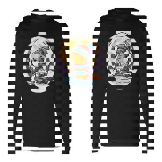 ビーバームーン 冬のワンダーランドのかわいいビーバー 長袖Tシャツ - Kawaiitshirt