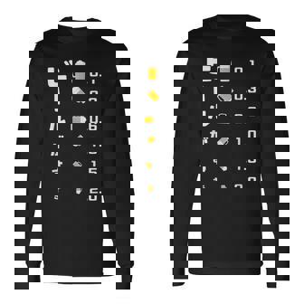 ビールがすき 視力検査 ビールジョッキ ビール 酒飲み 酒好き ビアガーデン ビール好き 長袖Tシャツ - Kawaiitshirt