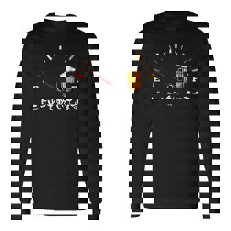 ビールで動いてます 酒 メンズ おもしろ 筆文字 面白い 服 オリジナル おもしろグッズ 文字 ネタ ビール愛好者の誇り 長袖Tシャツ - Kawaiitshirt