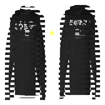 ビールジョッキデザイン（禁酒） 長袖Tシャツ - Kawaiitshirt