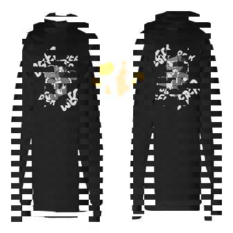 ビールセント・バーナード犬 長袖Tシャツ - Kawaiitshirt