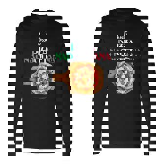 ピザ ナポレターナ イタリア ナポリ ピザ マルゲリータ 長袖Tシャツ - Kawaiitshirt