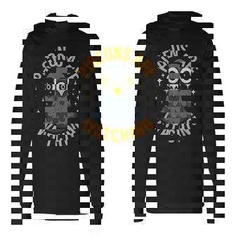 ピジョン 恋人 アーバン 鳥 生活 シティ 野生動物 パンくず バンディット 長袖Tシャツ - Kawaiitshirt