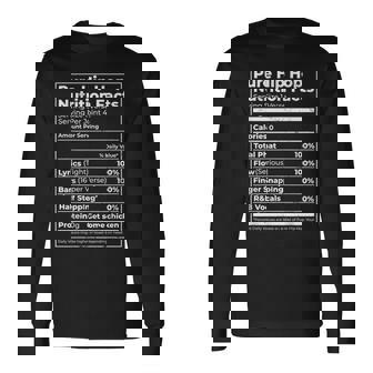 ピュアヒップホップ栄養成分 ダイエットギフト 長袖Tシャツ - Kawaiitshirt