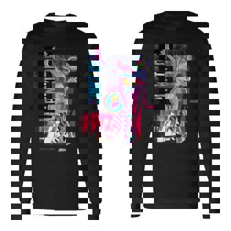 ピンクパンサー 未来的なピンキチュード 長袖Tシャツ - Kawaiitshirt