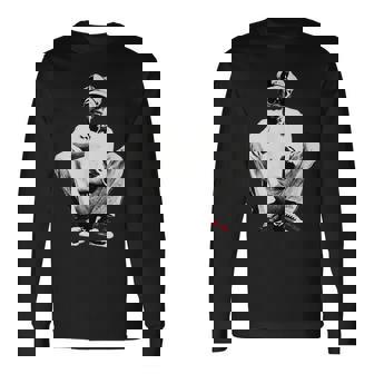 ピーター・トッシュ 座っている写真 リー・ジャフィー 長袖Tシャツ - Kawaiitshirt