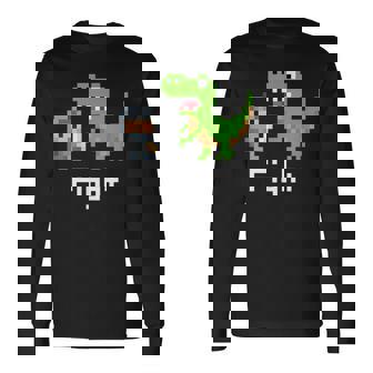 ファイト Rpg ゲーム ドット絵 モンスター 勇者 かわいい 長袖Tシャツ - Kawaiitshirt