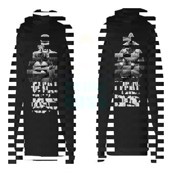 ファイナルボス シルバーバック ゴリラデザイン 長袖Tシャツ - Kawaiitshirt