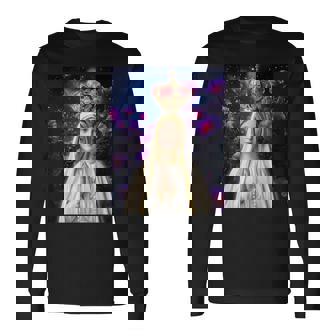 ファティマの聖母、聖母マリア、聖母、聖マリア 長袖Tシャツ - Kawaiitshirt