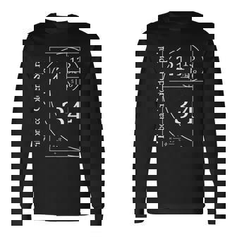 ファニー フィボナッチ ゴールド スパイラル オタク 数学教師 ギフト 長袖Tシャツ - Kawaiitshirt