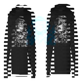 ファニースマイル サイバーパンク Nr 7 長袖Tシャツ - Kawaiitshirt