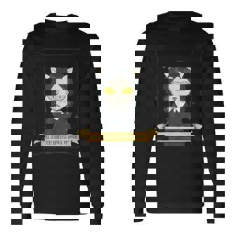 ファニー・キャット・ウェンズデー 長袖Tシャツ - Kawaiitshirt