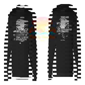 ファミリーバケーション 2024 家族同窓会 サマービーチ お揃い 長袖Tシャツ - Kawaiitshirt