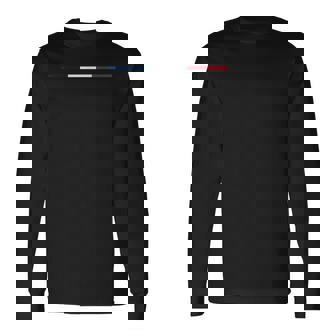 フィリグリートリコロール-フランスのナショナルカラー 長袖Tシャツ - Kawaiitshirt