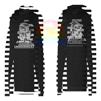 フィリピン ボラカイ島 旅行 カクテル 休暇 ビーチ 波 夏 ヤシの木 マニラ首都圏 パラワン州 セブ島 ボホール州 長袖Tシャツ - Kawaiitshirt