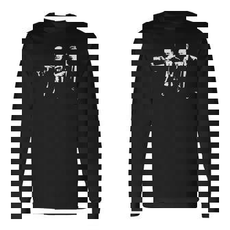 フィロ-フィクション-ニーチェ＆フロイト-映画パロディギフト 長袖Tシャツ - Kawaiitshirt