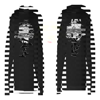 フェリックスキャット漫画ジャイアントローライダーカークラブデザインマッシュアップ 長袖Tシャツ - Kawaiitshirt