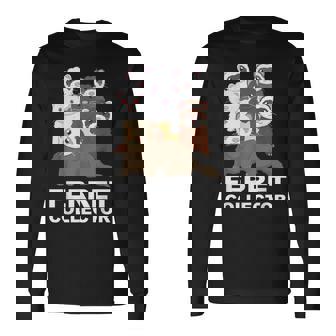 フェレット コレクター ファニー フェレット 恋人 長袖Tシャツ - Kawaiitshirt