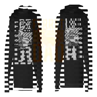 フェレット ダッド フェレット 長袖Tシャツ - Kawaiitshirt