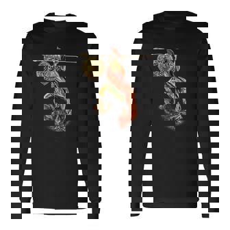 フクロウと槍のアテナ 長袖Tシャツ - Kawaiitshirt