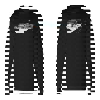 フグ 漁師デザイン 海洋愛好家向け 長袖Tシャツ - Kawaiitshirt